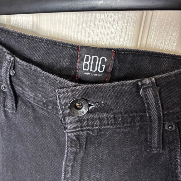 Men’s BDG Dad Slim Tapered Fit BLACK Denim Jeans Size 34x34 - Picture 3 of 9